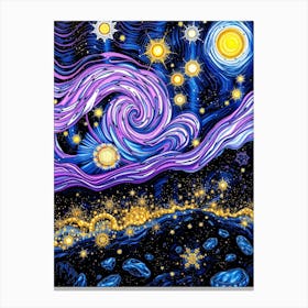 Starry Night 23 Canvas Print