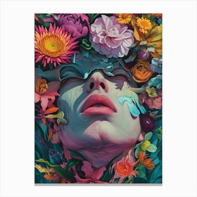 Flower Head Canvas Print