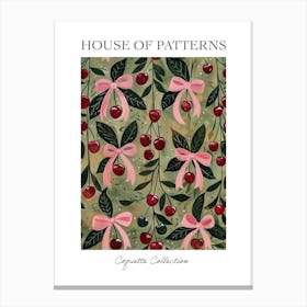 In My Bow Era 4 Pattern Poster Canvas Print