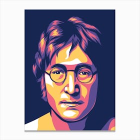 John Lennon The Beatles Pop Art Canvas Print