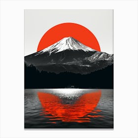 Fuji mountain Canvas Print