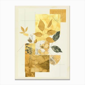 Golden Leaves 53 Canvas Print