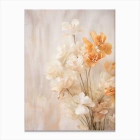 Boho Dried Flowers Freesia 3 Canvas Print