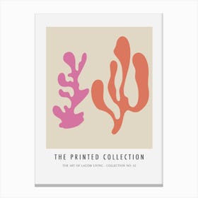Matisse Lagom Orange Pink Art Print Canvas Print