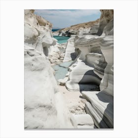 Sarakiniko Greece Canvas Print