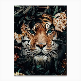 Tiger in the Jungle Canvas Print