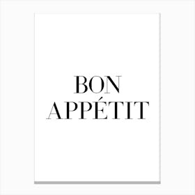 Bon Appetit (White tone) Canvas Print