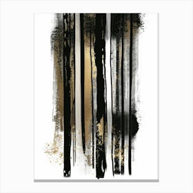 Black And Gold 64 Canvas Print