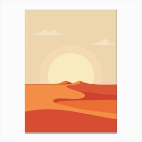 Desert Landscape 3 Canvas Print