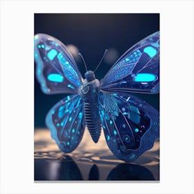 Blue Butterfly Canvas Print