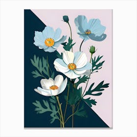 Blue Poppies 3 Canvas Print