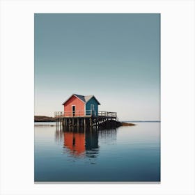 House On The Water Canvas Print