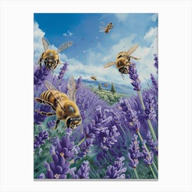 Cuckoo Bee Storybook Illustration 12 Canvas Print