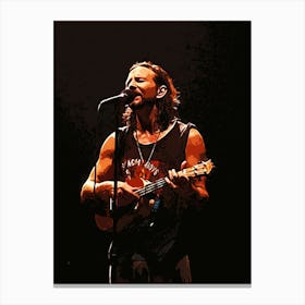 Eddie Vedder Lead pearl jam music band Canvas Print