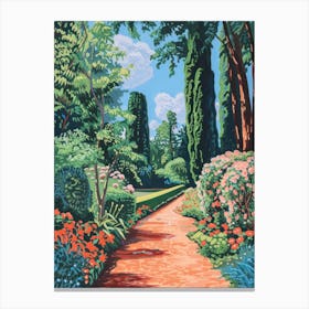 Barnes Common London Parks Garden 4 Painting Canvas Print