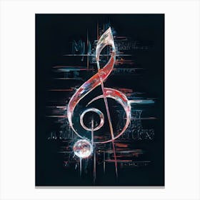 Music Note 13 Canvas Print