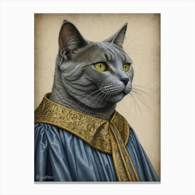 King Cat 3 Canvas Print