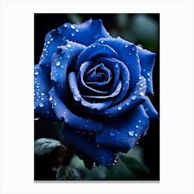 Blue Rose 8 Canvas Print