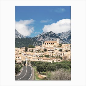 Selva Majorca Village In The Mountains Canvas Print