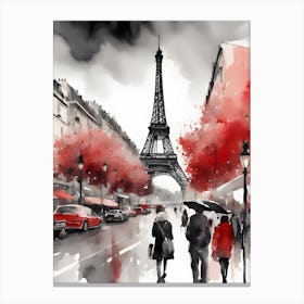 Paris Painting Canvas Print