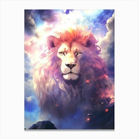 Lion In The Sky 4 Canvas Print