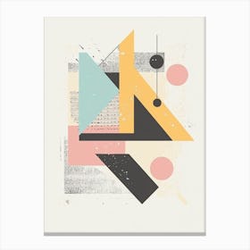 Abstract Geometric Painting Canvas Print