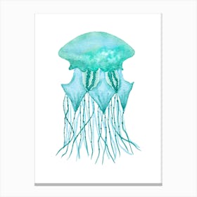 Jellyfish Watercolor Painting 1 Canvas Print