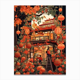 Chinese New Year Decorations 6 Canvas Print