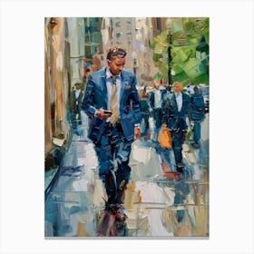 Man In Suit 7 Canvas Print