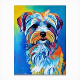 Yorkshire Terrier Fauvist Style dog Canvas Print