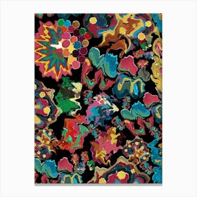 Colorful Swirl Pattern Canvas Print