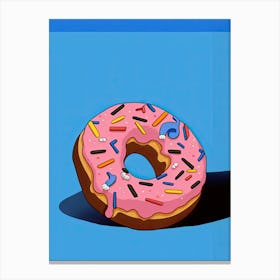 Classic Donuts Illustration 6 Canvas Print