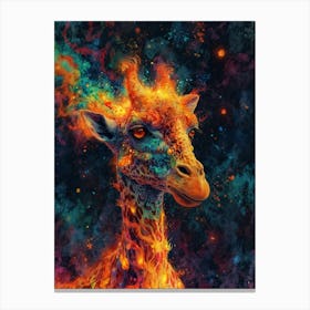 Fire Giraffe 3 Canvas Print