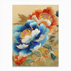 Japanese Flower Painting 2 Canvas Print