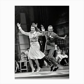 Fred Astaire And Judy Garland Dancing Canvas Print