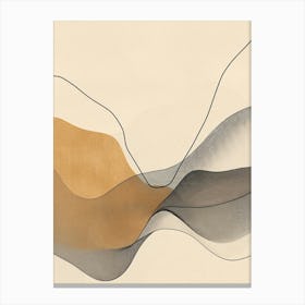 Abstract Wave Canvas Print 1 Canvas Print