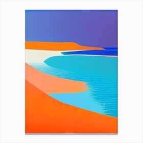 Beach Waterscape Modern 1 Canvas Print
