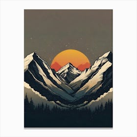 Mountain Landscape 5 Canvas Print