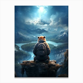 Bear In The Mountains 1 Canvas Print