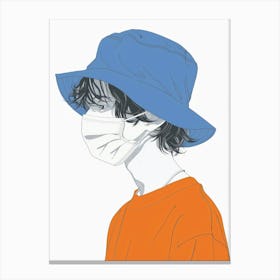 Hat Illustration 3 Canvas Print