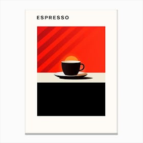 Espresso Coffee Canvas Print