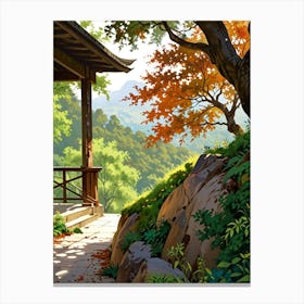 Japanese Garden 1 Canvas Print