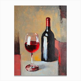 Grenache Rosé 1 Oil Painting Cocktail Poster Canvas Print