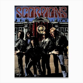 Scorpions band music 2 Canvas Print