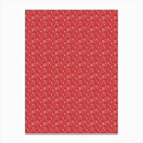 Berry Red Canvas Print