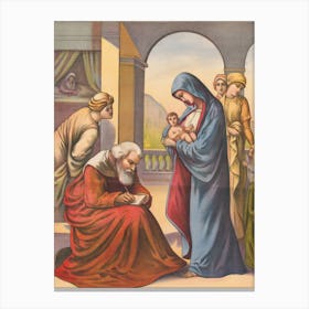 Birth Of Jesus 2 Canvas Print