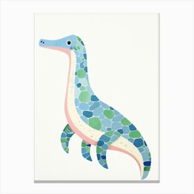 Nursery Dinosaur Art Elasmosaurus 1 Canvas Print