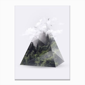 Forest Triangle Canvas Print