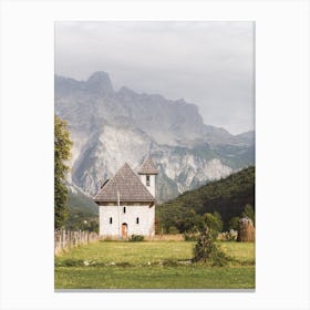 Church In The Mountains Canvas Print