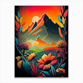 Mountain Landscape 4 Canvas Print